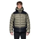Bergans Winter Down Jacket Vaagaa Allround Down Hood (windproof, Primaloft® Black insulation, very warm) green men's
