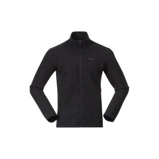 Bergans Fleece Jacket Rabot Merino Midlayer (Merinomix) black men's