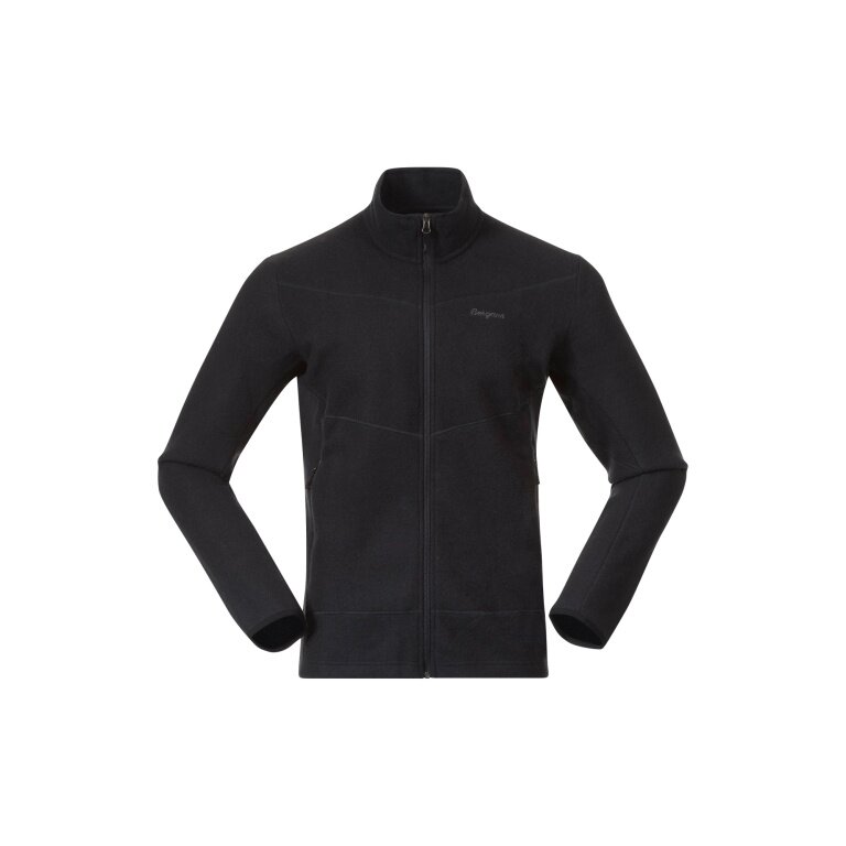 Bergans Fleece Jacket Rabot Merino Midlayer (Merinomix) black men's