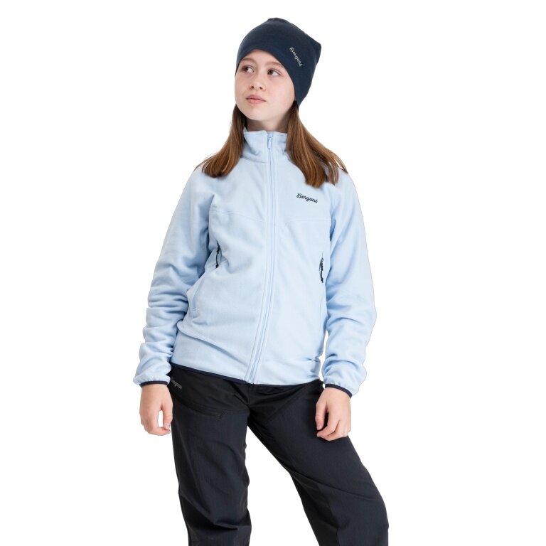 Bergans Junior Fleece Midlayer Jacket (warm) light blue children