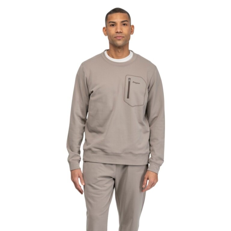 Bergans Pullover Midtli Midlayer Sweatshirt taupe/brown Men's