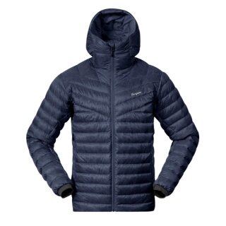 Bergans Winter Down Jacket Rabot Light Down Hood (light, warm) navy blue Men's