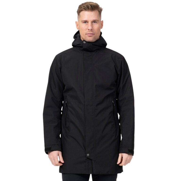 Bergans Winter Coat Urban Insulated Shell Coat (waterproof, windproof, warm) black men's
