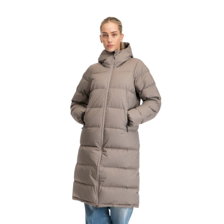 Bergans Winter Down Coat Urban Down Long Coat (thermal insulation) grey ladies
