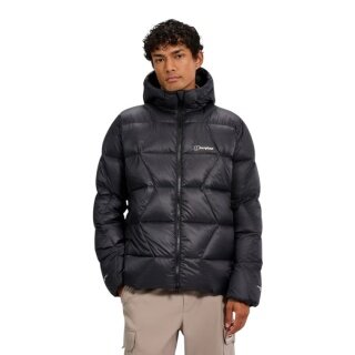 Berghaus Winter Down Jacket Explorer Down (Hood, warming thanks to down filling) black men's