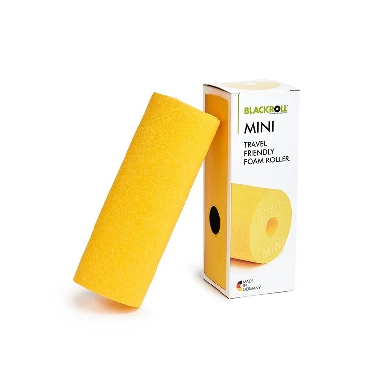 Blackroll Fascia Roller MINI (targeted massage for feet, legs, arms) yellow - 1 piece