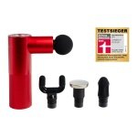 Blackroll Massage Gun Fascia Gun FC Bayern Munich Edition with 4 Attachments - Red