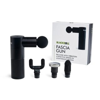 Blackroll Massage Gun Fascia Gun with 4 Attachments - black