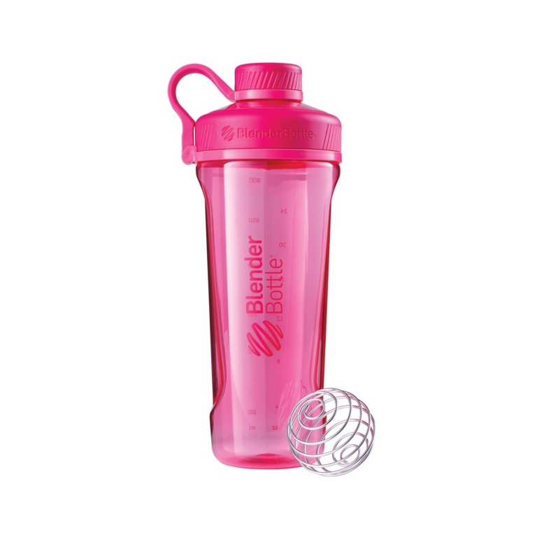BlenderBottle Drinking Bottle Radian Tritan (made of BPA-free Eastman Tritan) 940ml pink