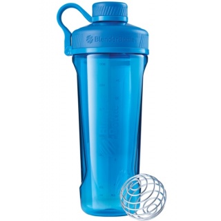 BlenderBottle Drinking Bottle Radian Tritan (made of BPA-free Eastman Tritan) 940ml cyan blue