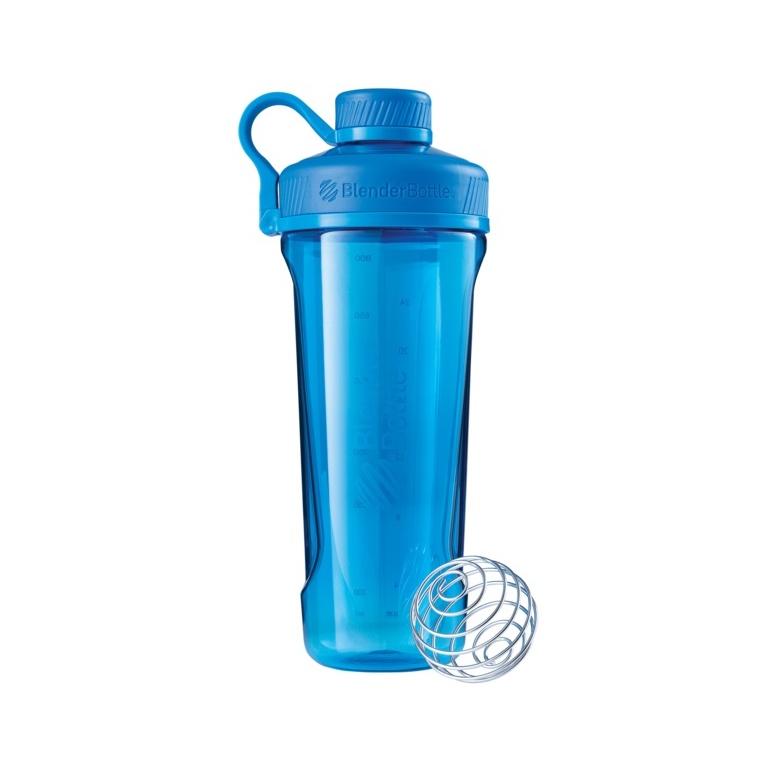 BlenderBottle Drinking Bottle Radian Tritan (made of BPA-free Eastman Tritan) 940ml cyan blue