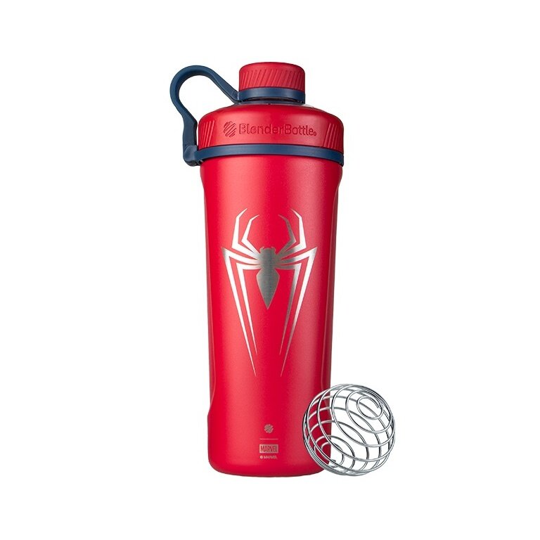 BlenderBottle Drinking Bottle Marvel Radian Thermo Stainless Steel (robust, double-walled insulation) 770ml Spider Man