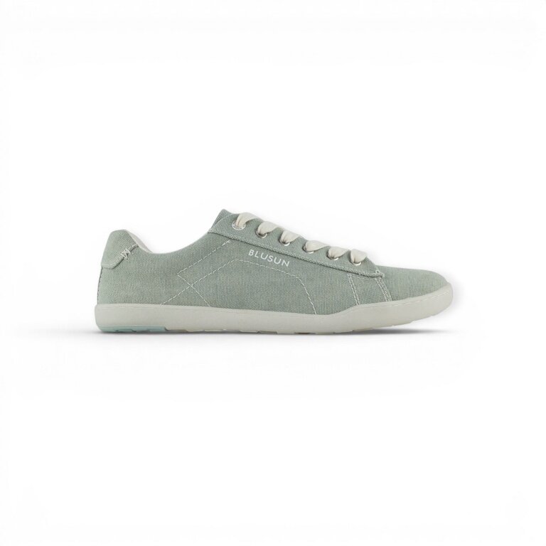 Blusun Barefoot Shoes BLSN-103W (Organic Cotton, Flexible Sole) Khaki Green Ladies