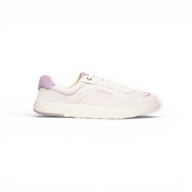 Blusun Barefoot Shoes Sneakers BLSN-600+W (Smooth Leather/Suede) white/lilac Ladies