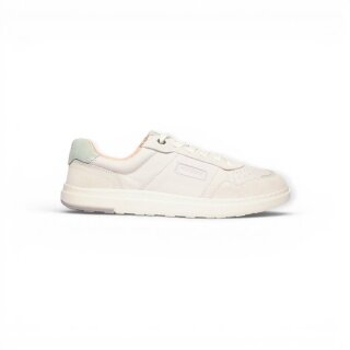 Blusun Barefoot Shoes Sneakers BLSN-600+W (Smooth Leather/Suede) white/green Ladies