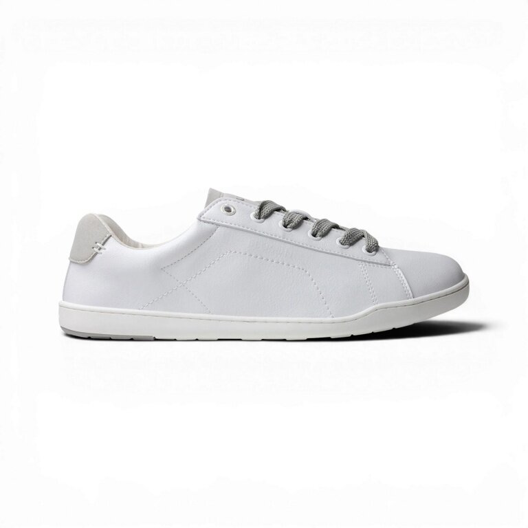 Blusun Barefoot Shoes Sneakers BLSN-101M (Smooth Leather/Suede) white Men's