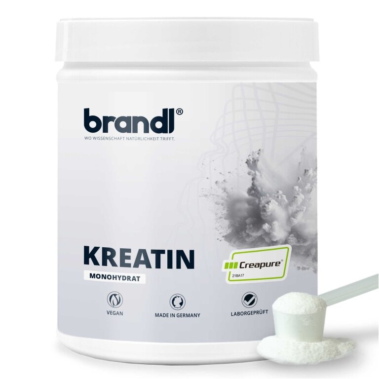 Brandl Creatine CREAPURE Creatine Monohydrate Powder 500g Container