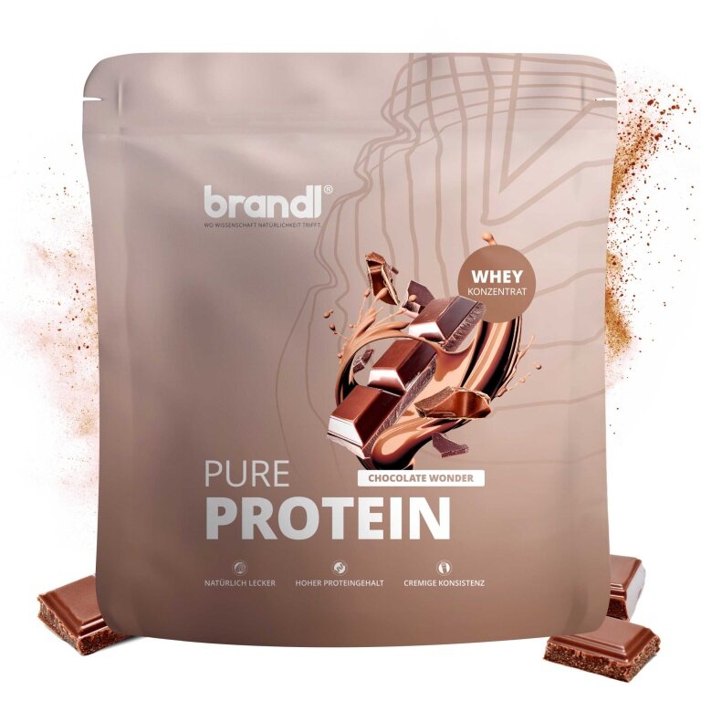 Brandl Protein Powder Pure Protein Chocolate 1000g Zip Bag