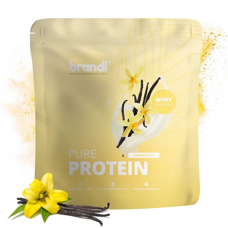 Brandl Protein Powder Pure Protein Vanilla 1000g Zip Bag