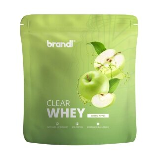 Brandl Protein Powder Clear Whey Isolate (refreshing protein drink) Apple 800g bag