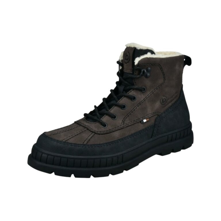 Bugatti winter shoes AGA54 dark brown/black men's