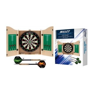 Bullet Dart Homedart Centre for home incl. 6 metal darts, scoreboard - 1 set