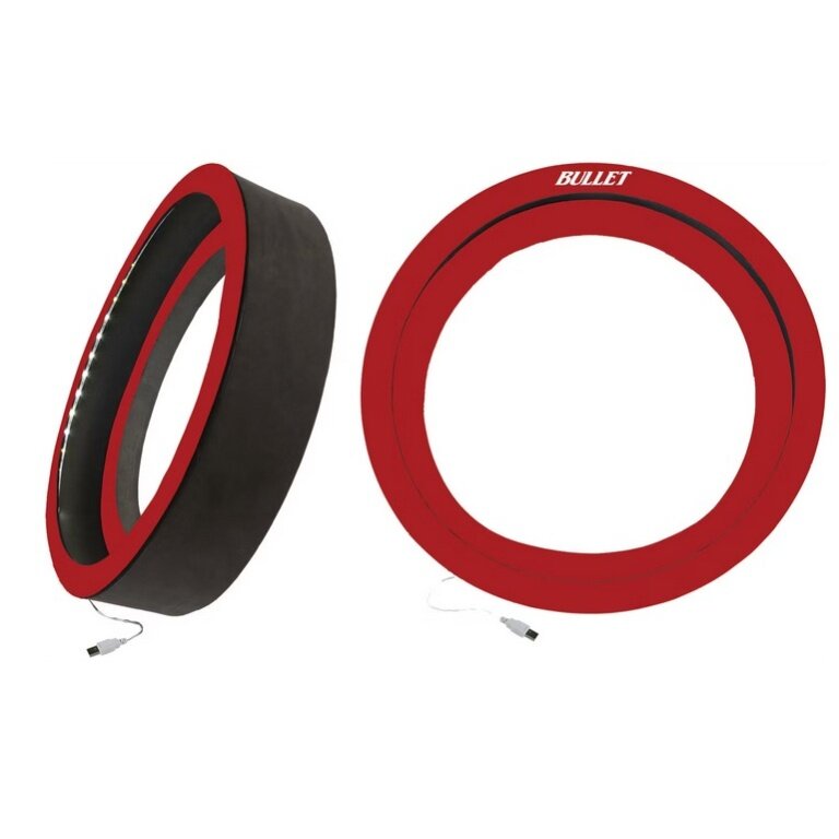 Bullet LED Ring for dartboards red - 1 piece