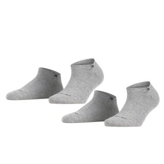 Burlington Daily Sock Sneaker Everyday Grey Women - 2 Pairs