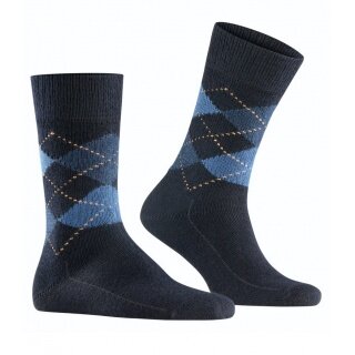 Burlington Daily Sock Preston (soft material quality) navy blue Men - 1 pair