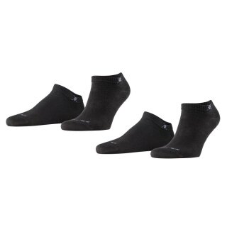 Burlington Daily Sock Sneaker Everyday black Men - 2 Pairs