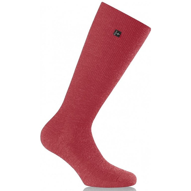Rohner Business Socks Knee SupeR Wool Long Pink Men's - 1 Pair