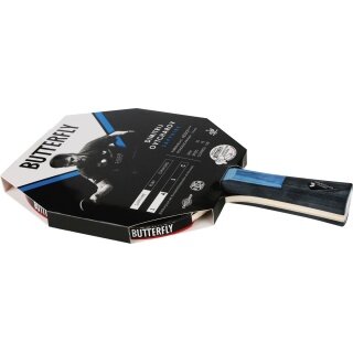 Butterfly table tennis racket Dimitrij Ovtcharov Sapphire - Addoy rubber with a 1.5mm sponge - 1 racket