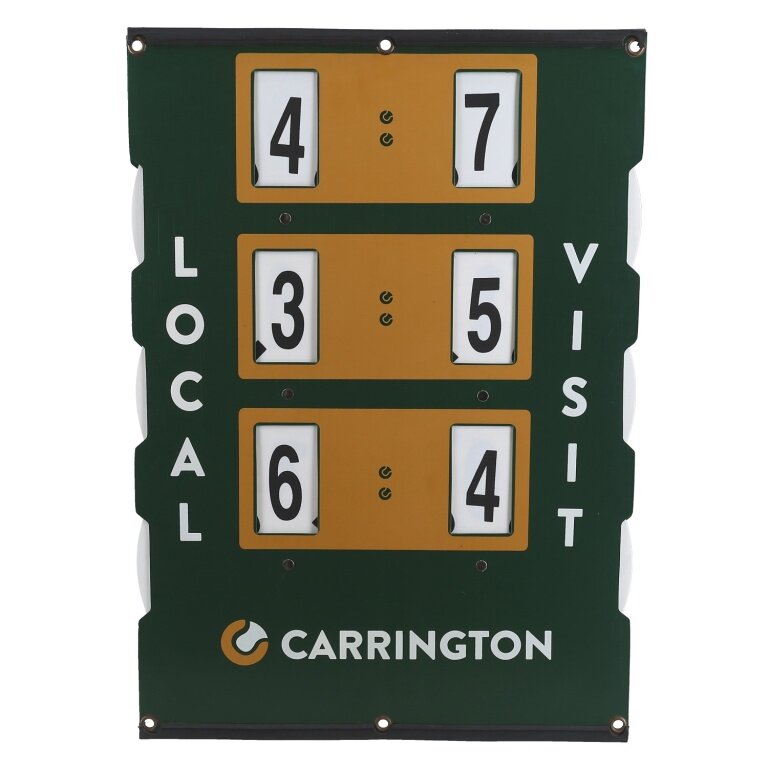 Carrington Tennis Scoreboard - English - 82x58 cm