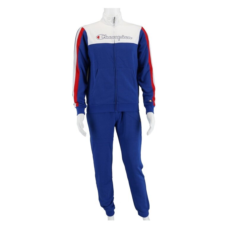 Champion Tracksuit (Jacket & Trousers) Big Logo 2024 Royal Blue/White Boys
