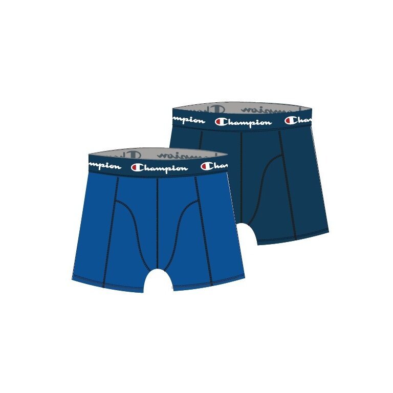 Champion Boxershort (Cotton) Underwear 2022 blue/navy blue Men - 2 Pack