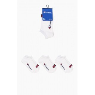 Champion Tennis Socks (Cotton) Sneaker Logo Print 2022 White Men - 3 Pairs