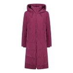 CMP Winter Coat Fix Hood (Shiny effect, padded, warm) ruby red Women