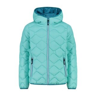 CMP quilted jacket with padding (water-repellent, warm) aqua blue children