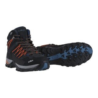 CMP Rigel Mid Trekking WP (waterproof) dark grey/orange men's hiking shoes