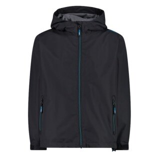 CMP Ripstop Rain Jacket with Hood (Waterproof) Anthracite Grey Children