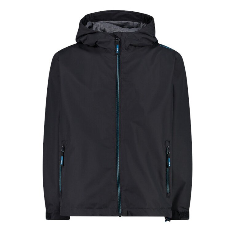 CMP Ripstop Rain Jacket with Hood (Waterproof) Anthracite Grey Children