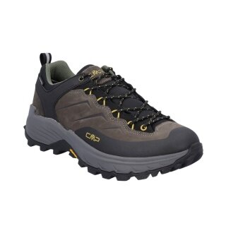 CMP Trekking Hiking Shoes Huranus Low WP (Nubuck Leather, Waterproof) Brown Men