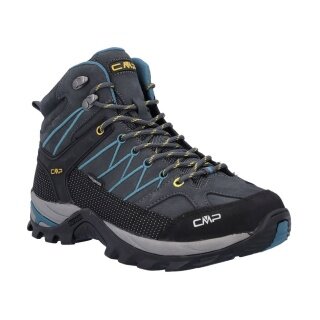 CMP Rigel Mid Trekking WP Waterproof Walking Shoes (anthracite grey/blue) for Men