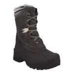 CMP Borhea WP Snow Winter Boots (Suede, with Lining, Waterproof) black/dark grey Ladies