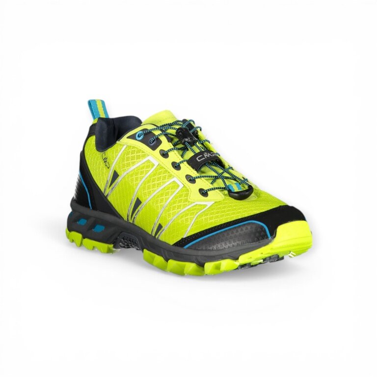 CMP Trail Running Shoes Altak (waterproof mesh upper) lime green/anthracite grey men's