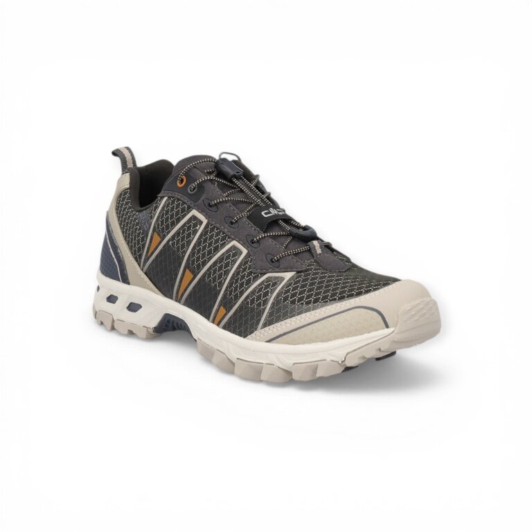 CMP Trail Running Shoes Altak (waterproof mesh upper) dark grey/beige men's