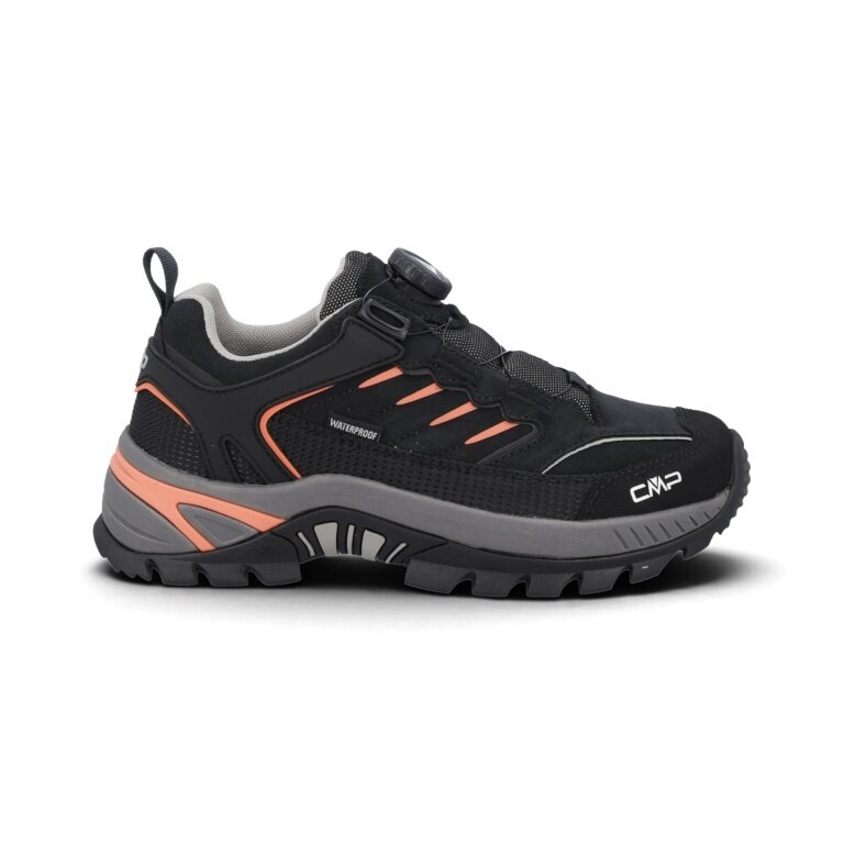 CMP Rigel 2.0 Low Fitgo WP Trekking Shoes (waterproof) black/peach pink ladies