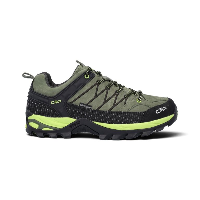 CMP Rigel Low Trekking WP Hiking Shoes (Trekking, waterproof) 2026 light green/black men's