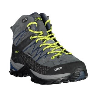 CMP Rigel Mid Trekking WP Waterproof Walking Shoes (grey/blue) for Men
