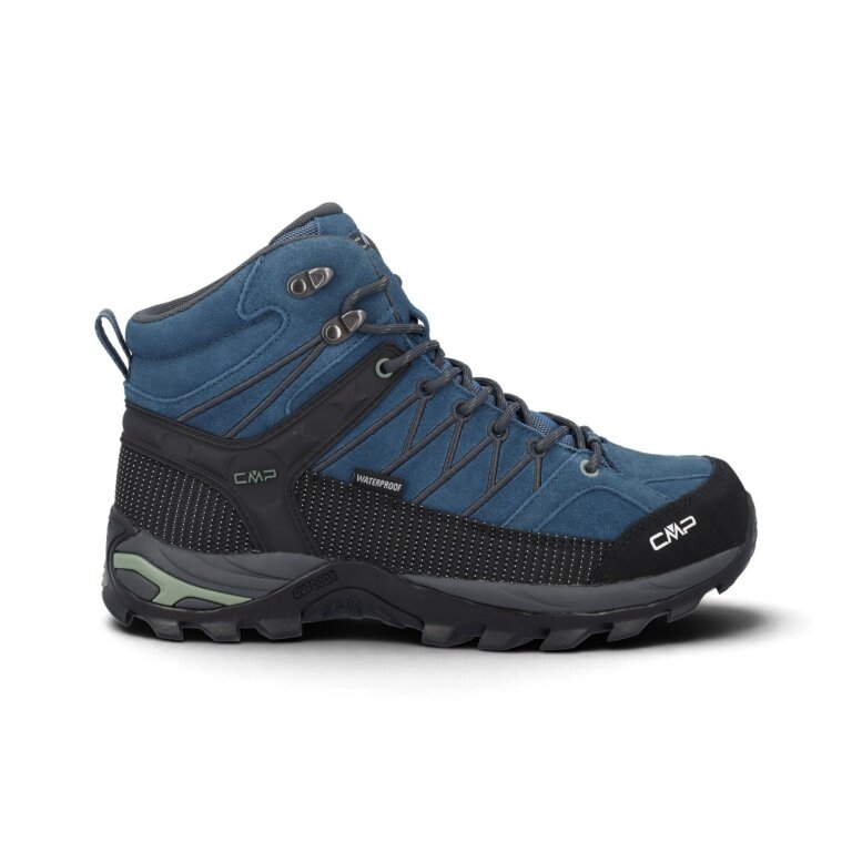 CMP Rigel Mid Trekking WP (waterproof) 2026 blue/black men's hiking shoes
